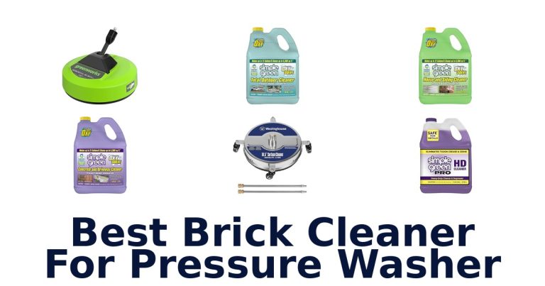 best brick cleaner for pressure washer