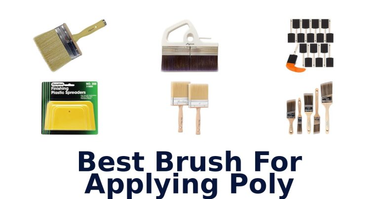best brush for applying poly