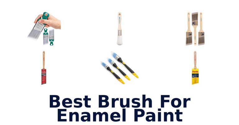 best brush for enamel paint