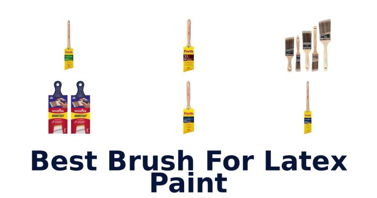 best brush for latex paint
