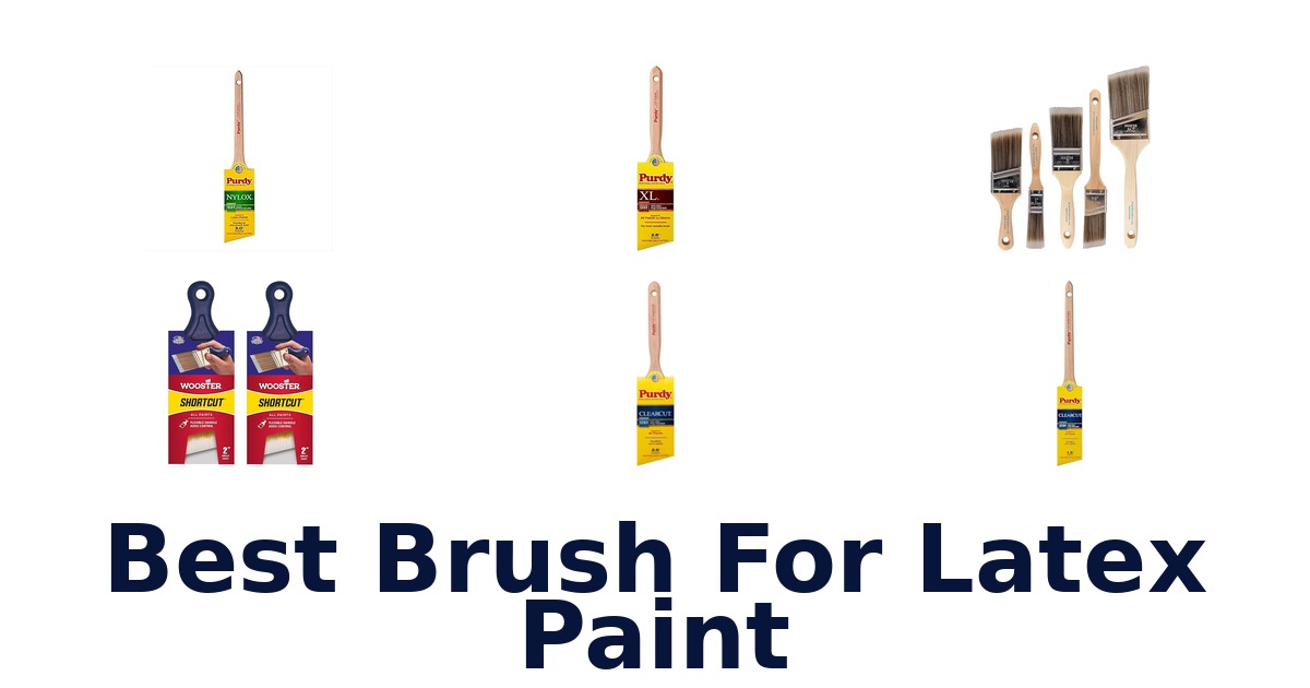 best brush for latex paint