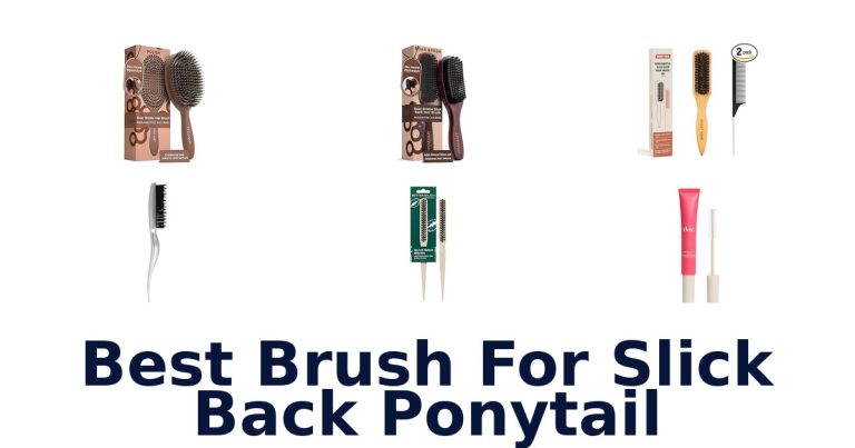 best brush for slick back ponytail