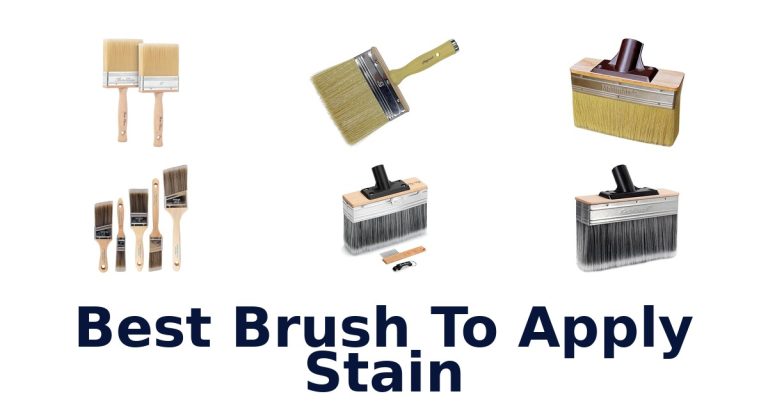 best brush to apply stain