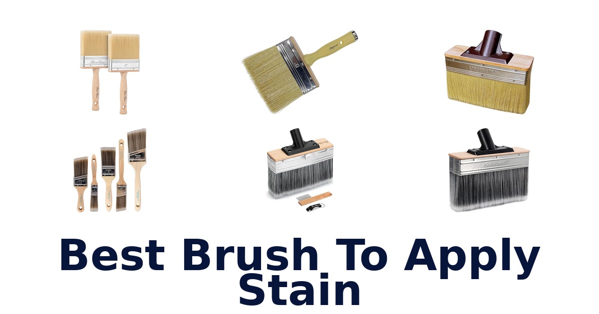 best brush to apply stain