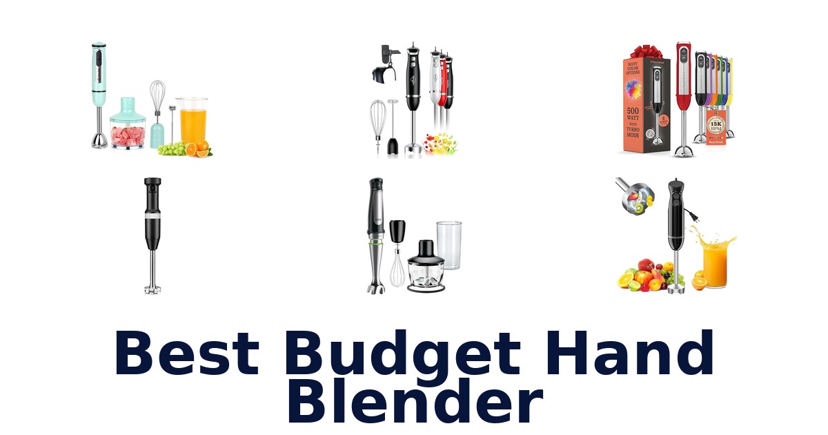 best budget hand blender