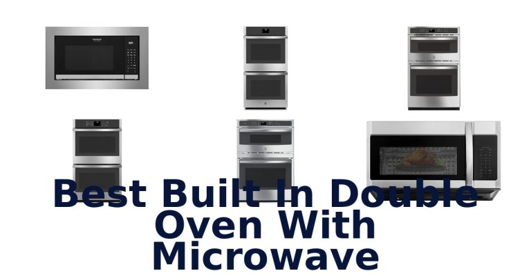 best built in double oven with microwave