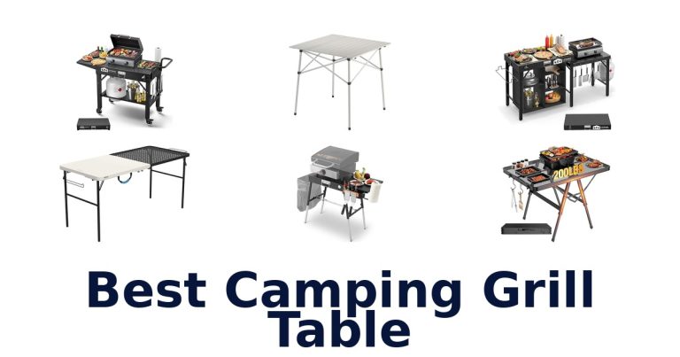 best camping grill table