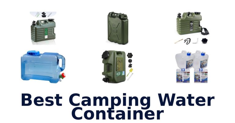 best camping water container
