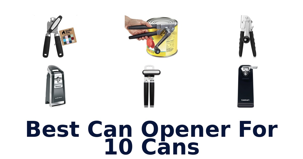 best can opener for 10 cans