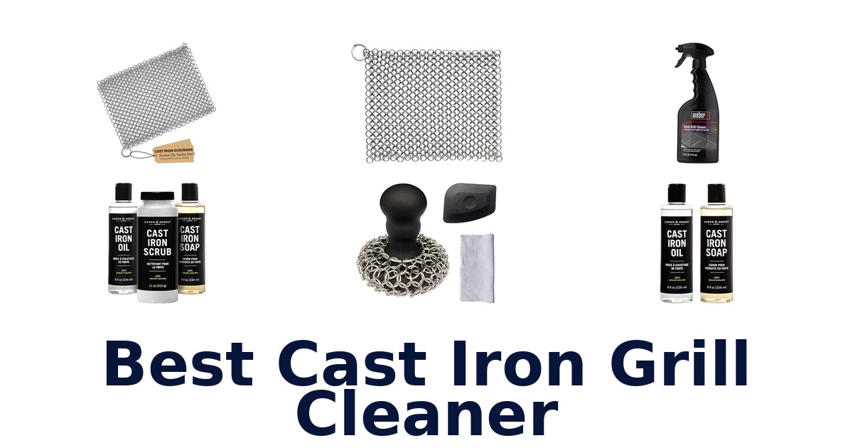best cast iron grill cleaner
