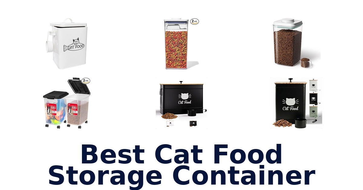 best cat food storage container