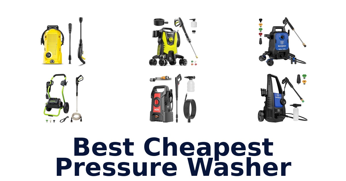 best cheapest pressure washer