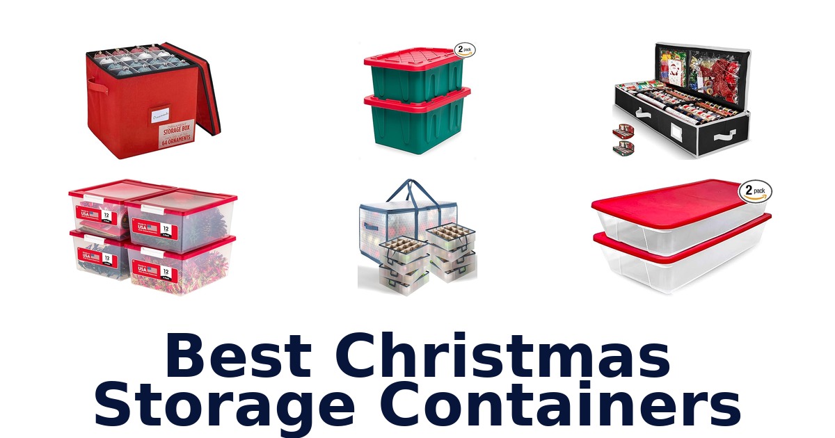 best christmas storage containers