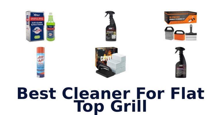 best cleaner for flat top grill