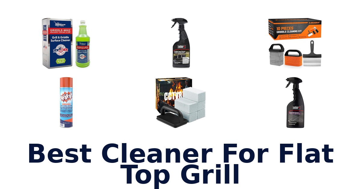 best cleaner for flat top grill