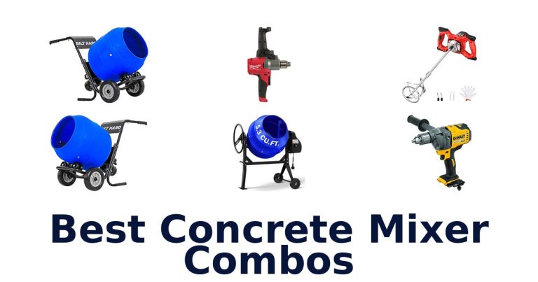 best concrete mixer combos