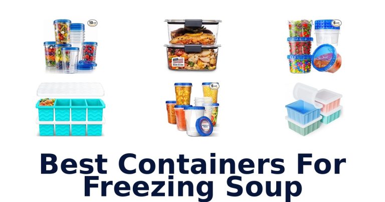 best containers for freezing soup