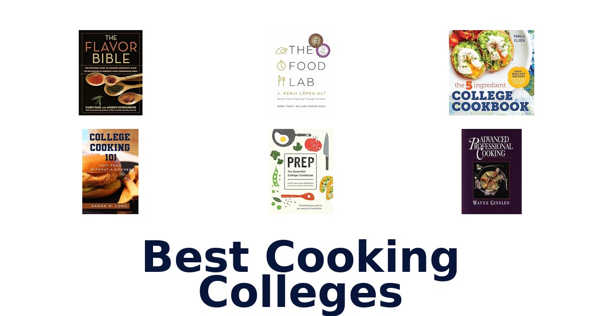best cooking colleges