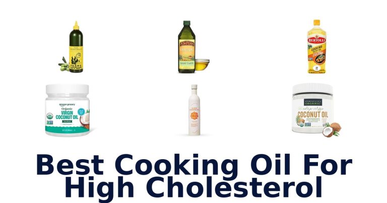best cooking oil for high cholesterol