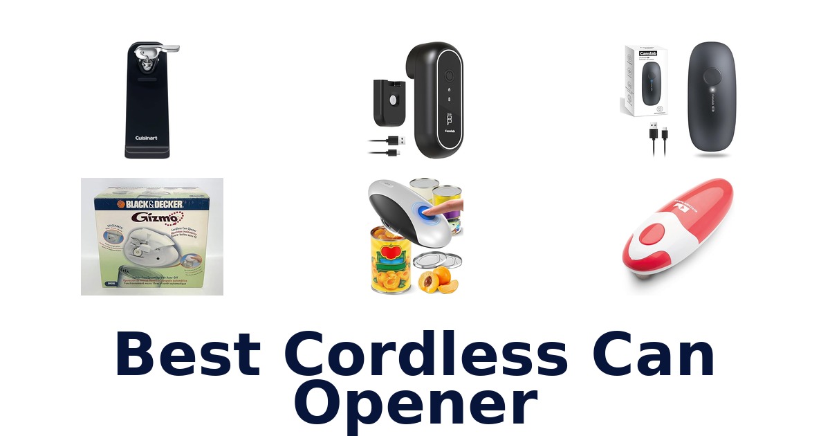best cordless can opener