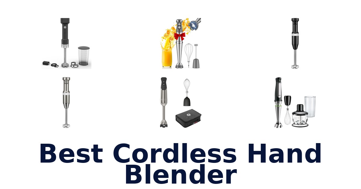 best cordless hand blender