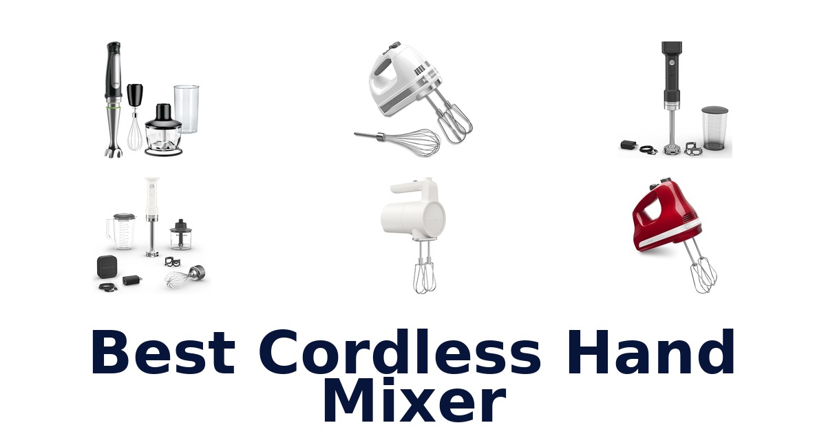 best cordless hand mixer