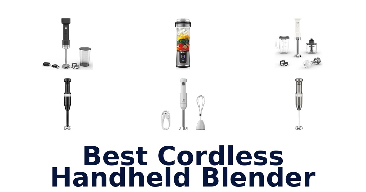 best cordless handheld blender