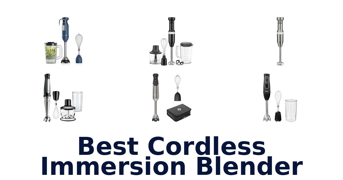best cordless immersion blender