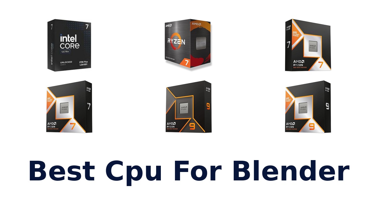 best cpu for blender