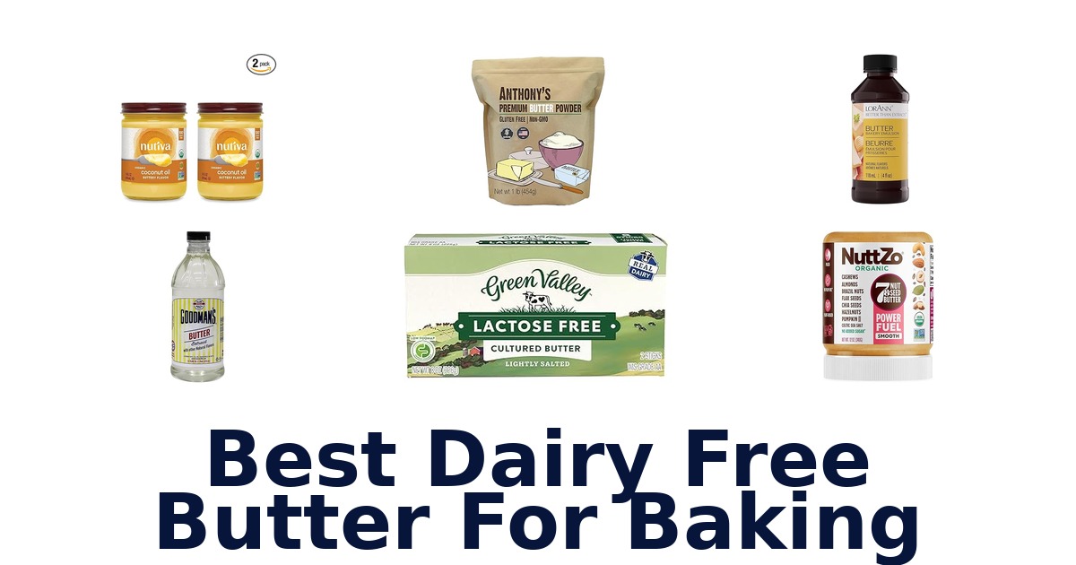 best dairy free butter for baking