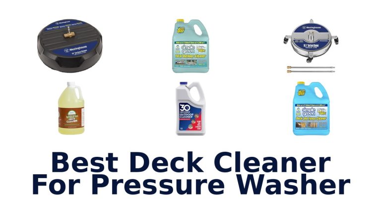 best deck cleaner for pressure washer