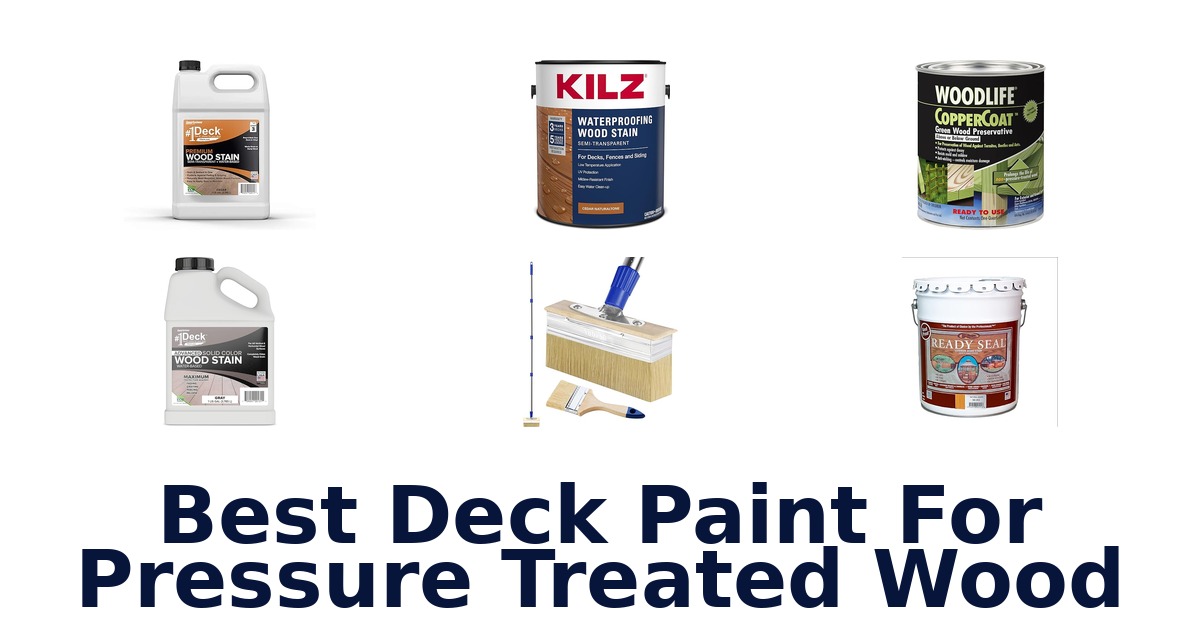 best deck paint for pressure treated wood