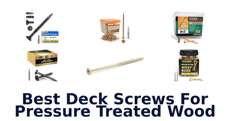 best deck screws for pressure treated wood