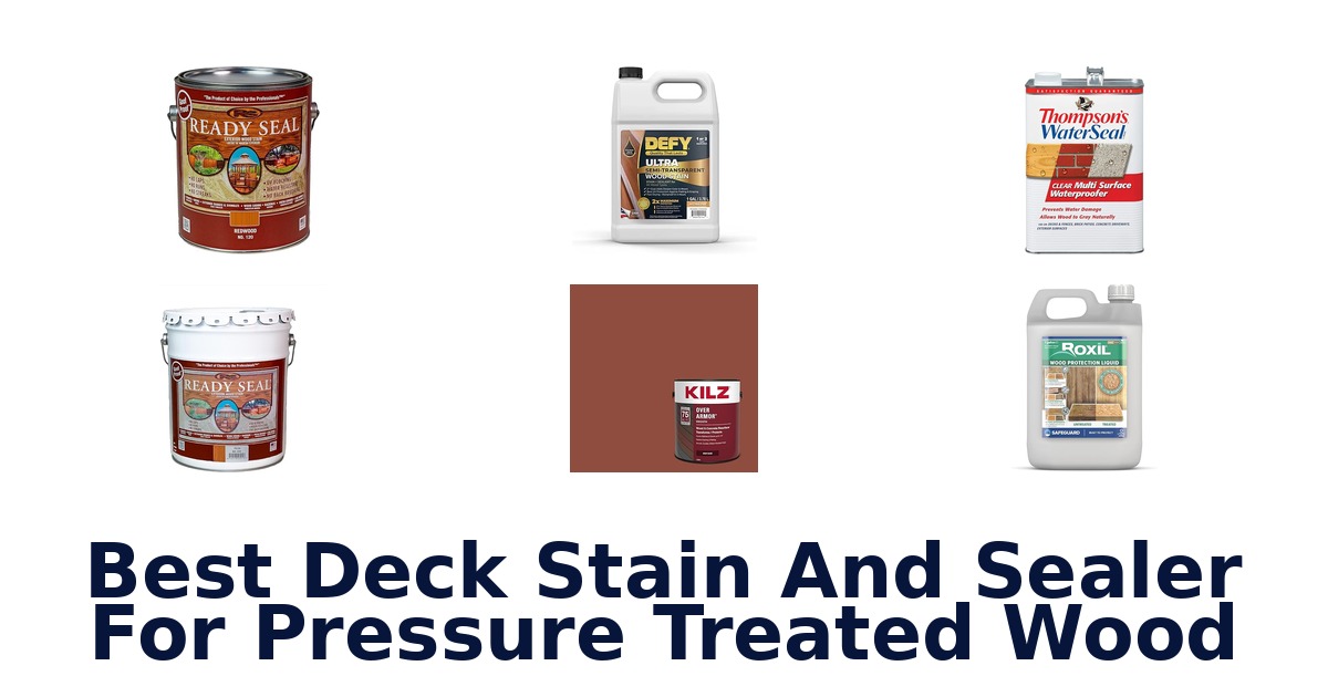 best deck stain and sealer for pressure treated wood