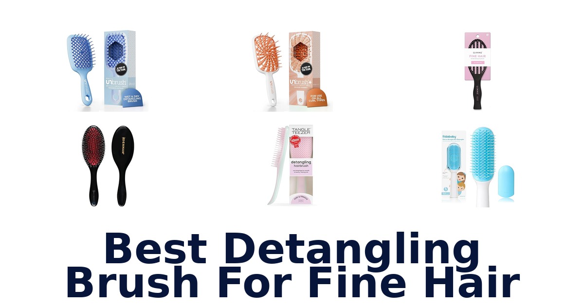 best detangling brush for fine hair