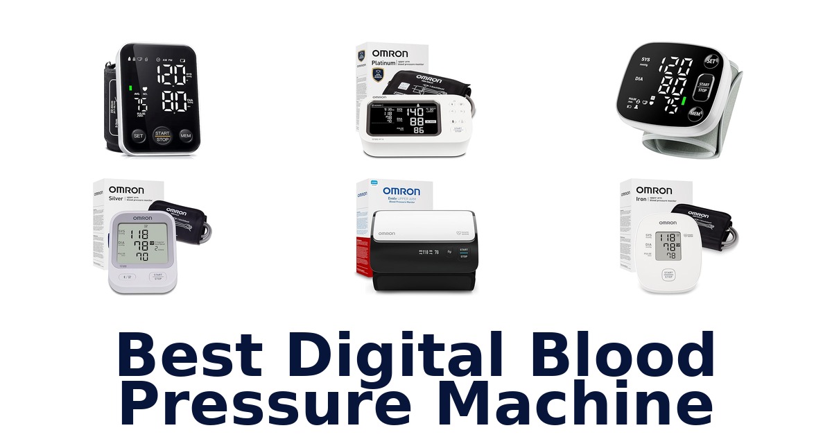 best digital blood pressure machine