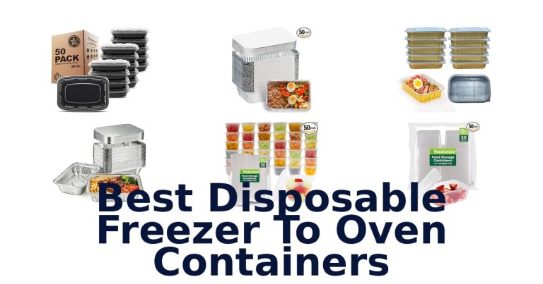 best disposable freezer to oven containers