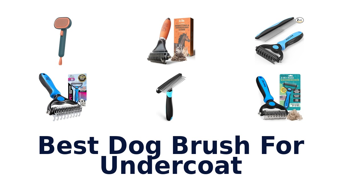 best dog brush for undercoat