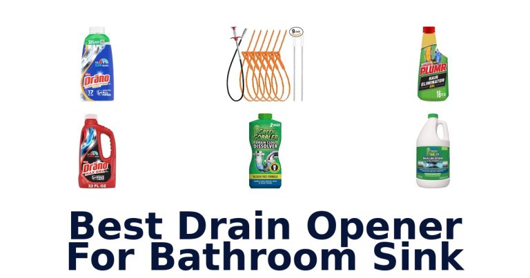 best drain opener for bathroom sink