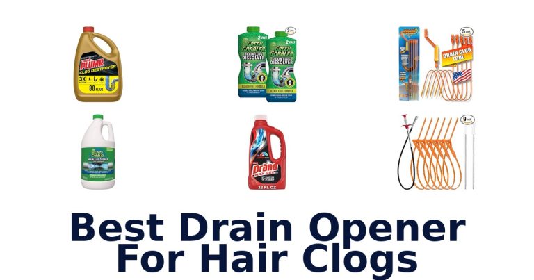 best drain opener for hair clogs
