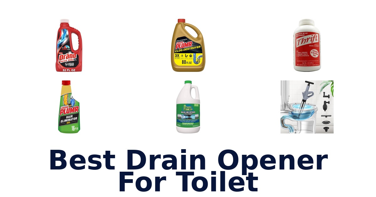 best drain opener for toilet