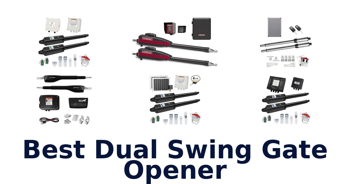 best dual swing gate opener