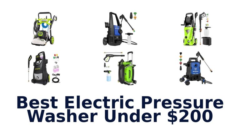 best electric pressure washer under $200