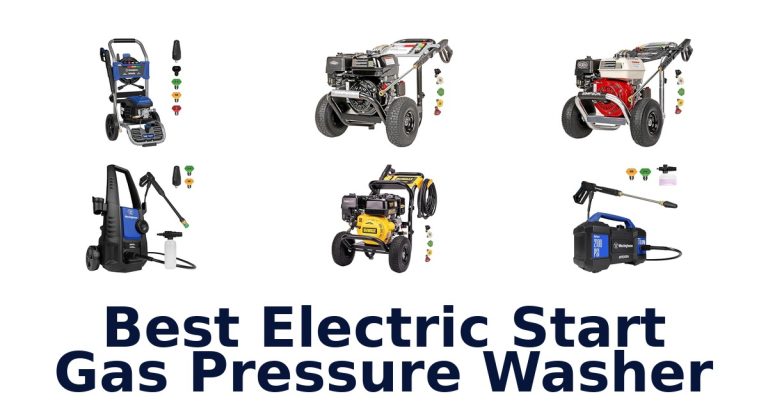 best electric start gas pressure washer