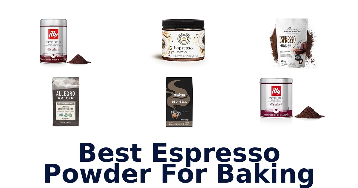 best espresso powder for baking