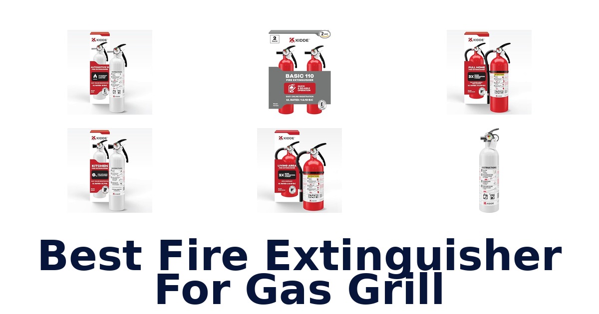 best fire extinguisher for gas grill