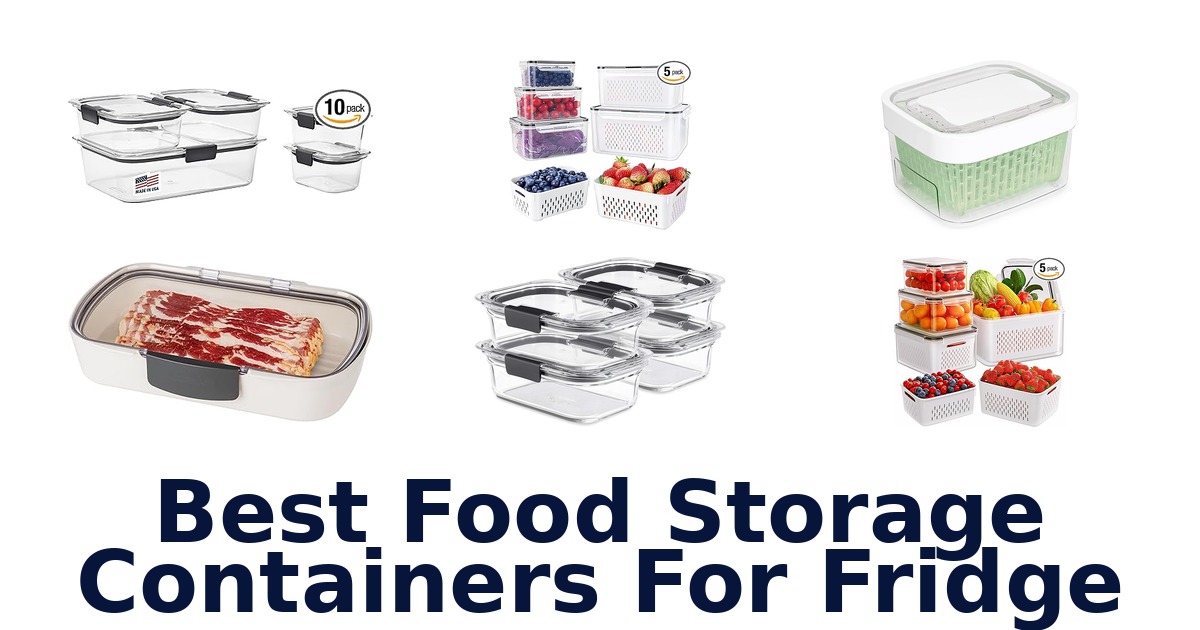 best food storage containers for fridge