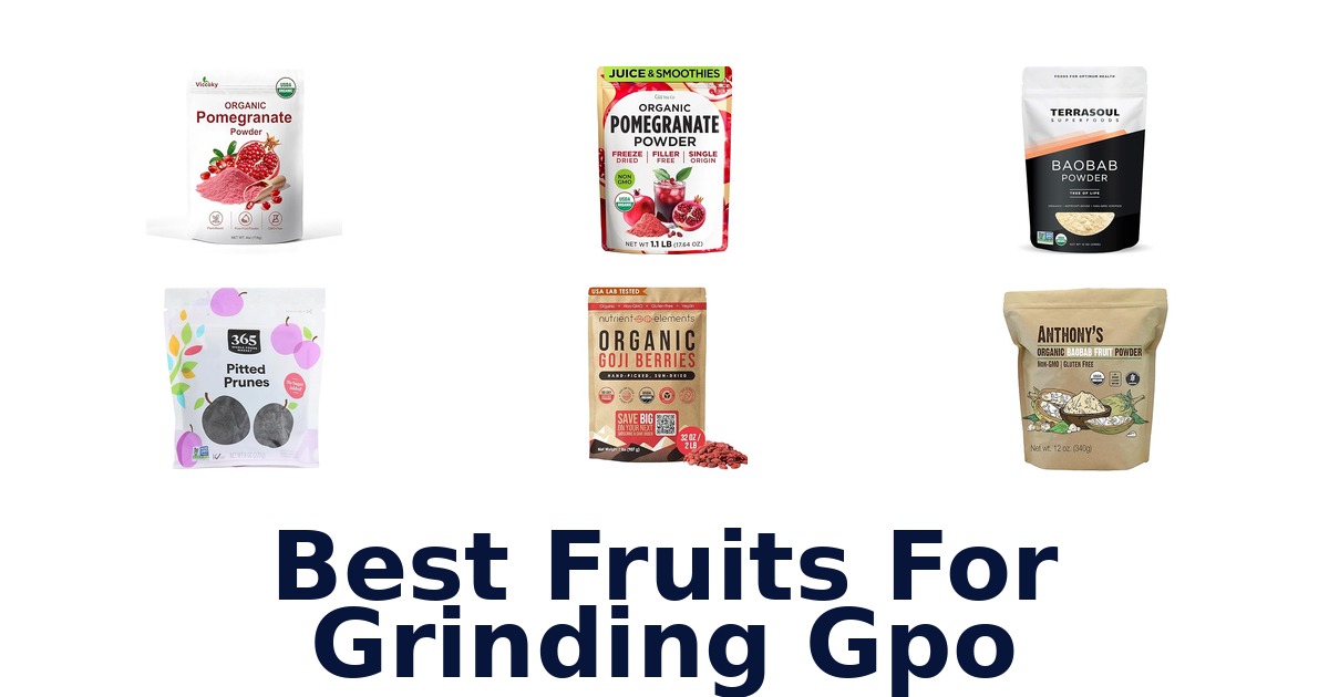 best fruits for grinding gpo