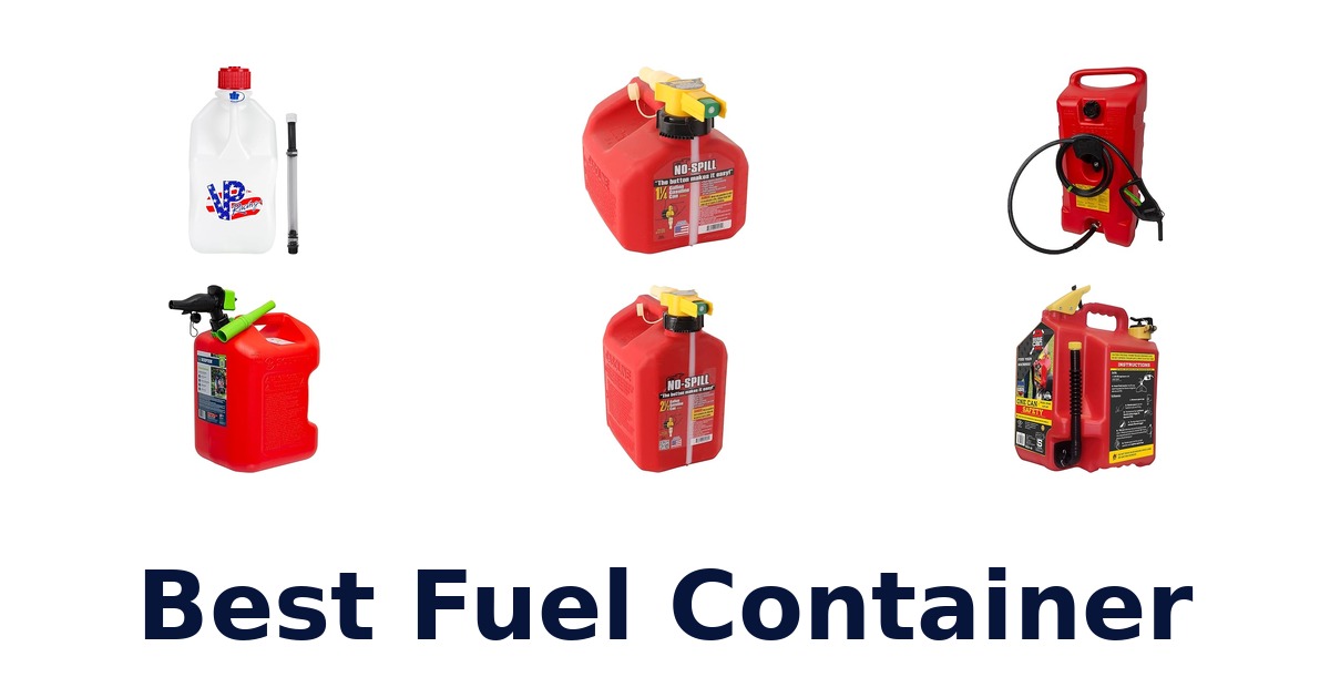 best fuel container