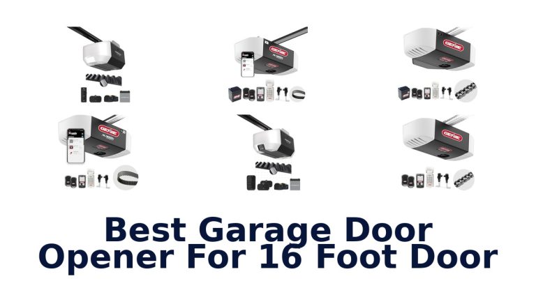 best garage door opener for 16 foot door